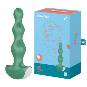 Satisfyer Lolli-Plug 2 - Vibrating Anal Beads - Green