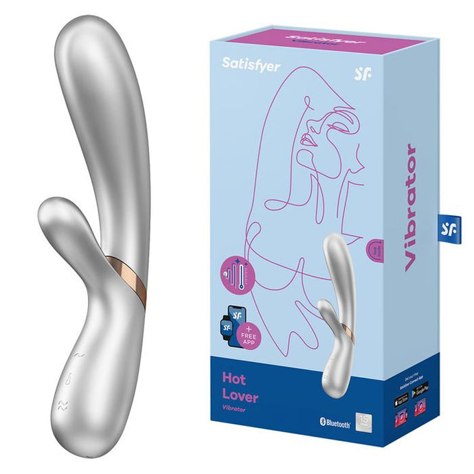 Satisfyer Hot Lover App Controlled Silver/Champagne