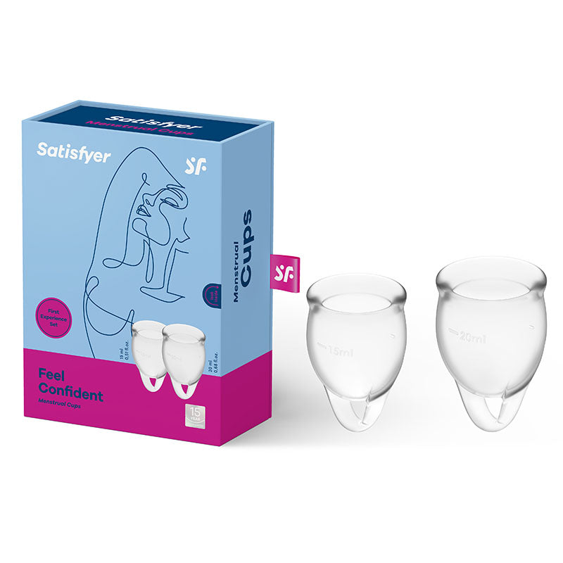 Satisfyer Feel Confident Menstrual Cup - Reusable Period Cup with