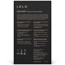 Load image into Gallery viewer, Lelo Dot - Clitoral Vibrator - Lilac
