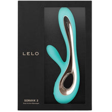 Load image into Gallery viewer, LELO Soraya 2 Rabbit Vibrator - Aqua
