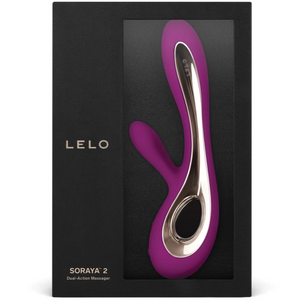 LELO Soraya 2 Rabbit Vibrator - Deep Rose