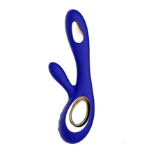 Load image into Gallery viewer, LELO Soraya Rabbit Vibrator - Deep Blue
