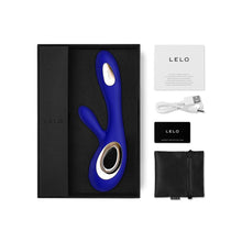 Load image into Gallery viewer, LELO Soraya Rabbit Vibrator - Deep Blue
