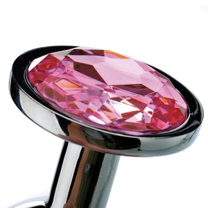 Adam & Eve Pink Gem Anal Plug - Large