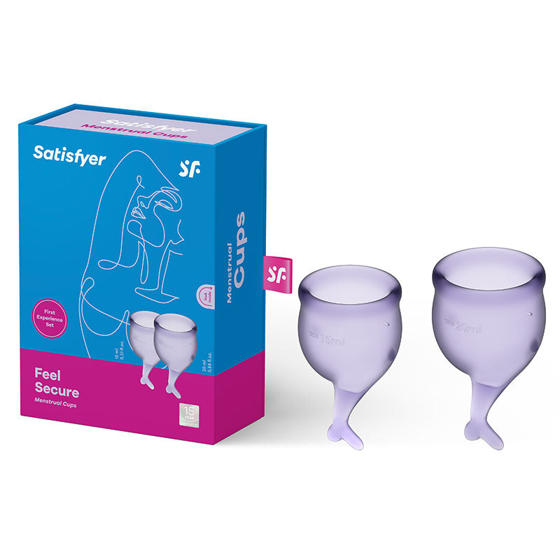  Satisfyer Feel Secure Menstrual Cup - Reusable Period