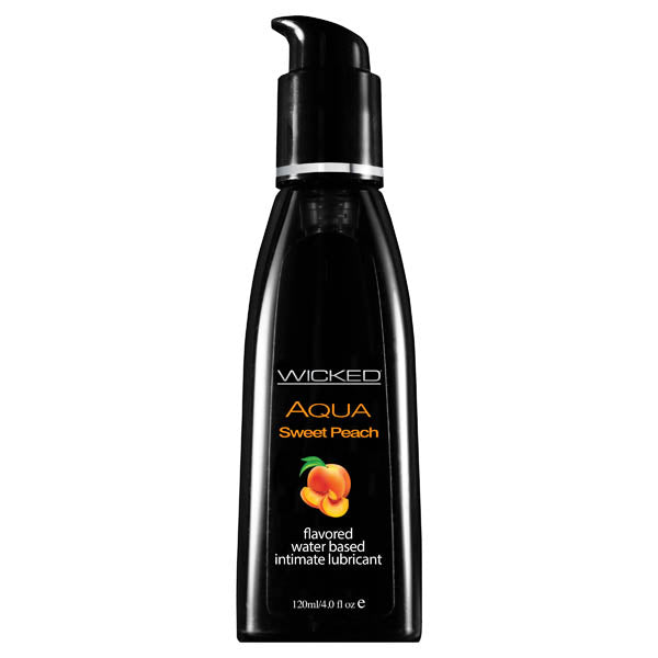 Wicked AQUA SWEET PEACH Flavoured Lube - 120ml